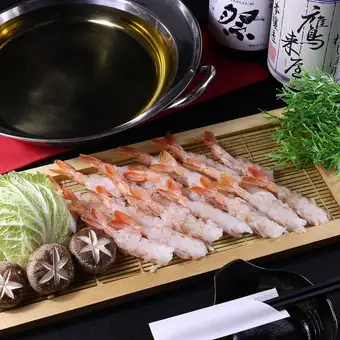 [Luxury Hot Pot] Luxurious Shrimp Shabu-Shabu & Short Ribs [Shrimp Shabu-Shabu Course] 4480 yen