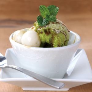 きなこ黒蜜抹茶アイス
