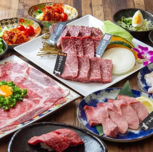 【極コース】【90分飲放付】■美味しいお肉にこだわる牛ざんまい■全13品　7000円