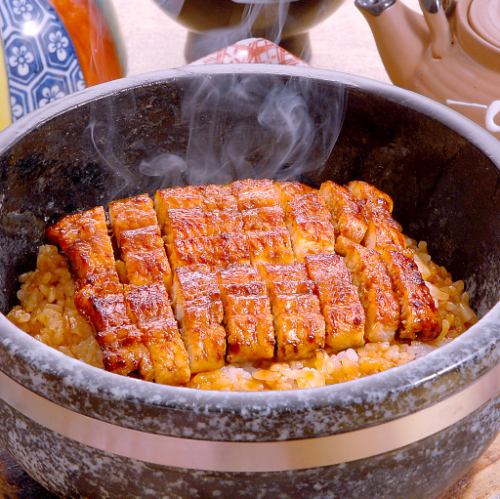 大穀だけの、石焼ひつまぶし！3つの味が楽しめます！