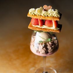 Strawberry Millefeuille Parfait