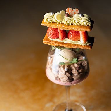Strawberry Millefeuille Parfait