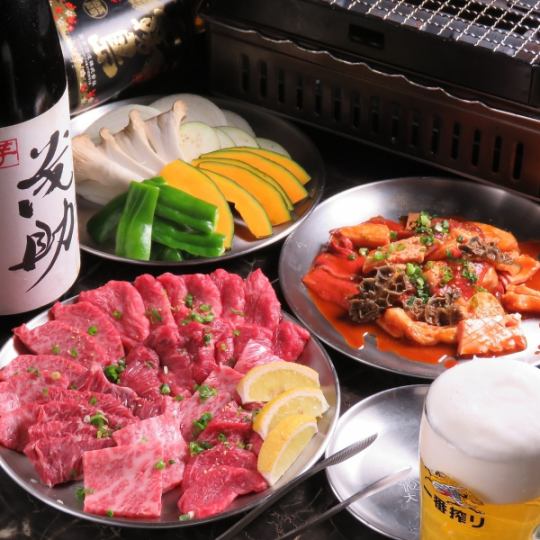 「吃到飽方案」五花肉韓式烤肉70種吃到飽 4,000日元 → 2,480日元（含稅）