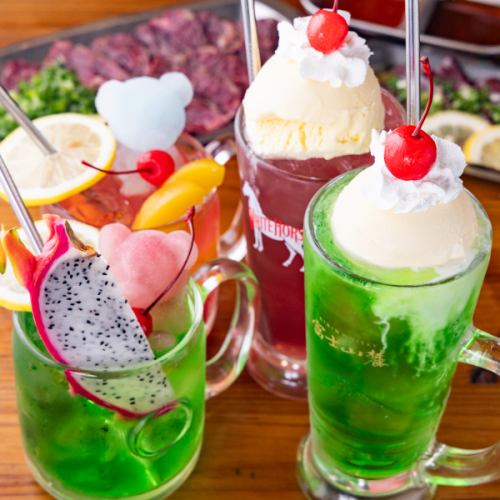 Nostalgic cream soda and cream sour!