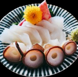 北海道产章鱼刺身