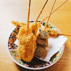 五种串炸拼盘