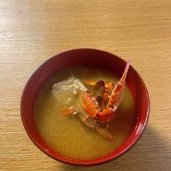 蓝蟹味噌汤