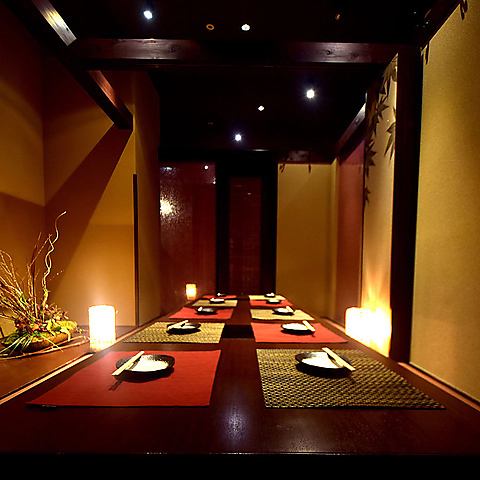 Excellent atmosphere ♪ There are also plenty of small private rooms where you can spend a relaxing time ★