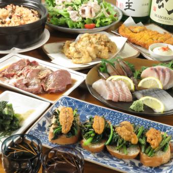 【広島名物堪能コース】飲み放題付き広島といえばの10品5500円