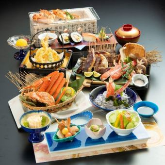 Spring Snow Crab Fair: Charcoal Grilled Banquet Hanabi [10 dishes] 9,350 yen (tax included)