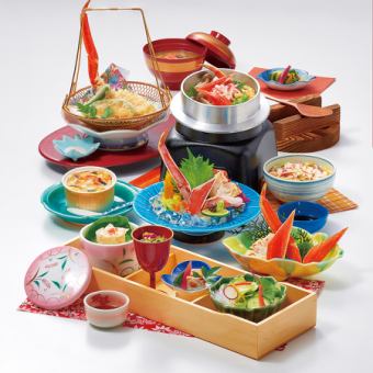 Freshly cooked flavor and delicious shell gozen [10 dishes] 5,478 yen (tax included)