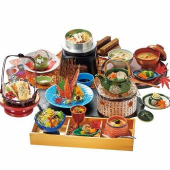 【秋フェア】限定30食！平日ランチタイム松茸御膳「紅葉（もみじ）」3608円（税込）