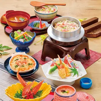 かに釜飯御膳 【8品】 3278円(税込)