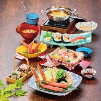 かにしゃぶ小鍋御膳　【5品】　4180円(税込)