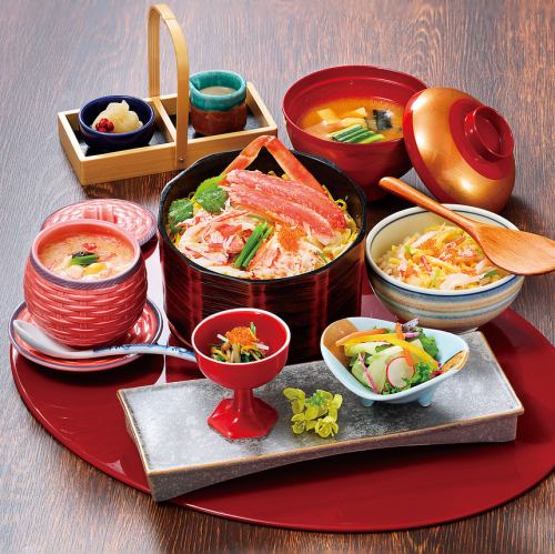 甲羅かに飯ランチ