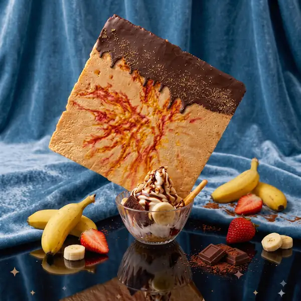 【新登場】ドバイチョコ＆特大煎餅アイス★食べ放題