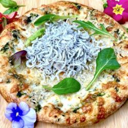 生海苔とシラスのpizza