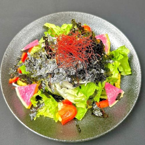 韓国海苔のチョレギサラダ