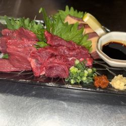 馬刺し3点盛り