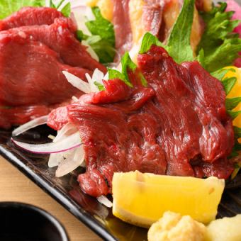 【1日2組限定】馬！旨！特選馬刺しや桜肉の溶岩焼きなど馬肉堪能コース　全11品8.000円→6,000円