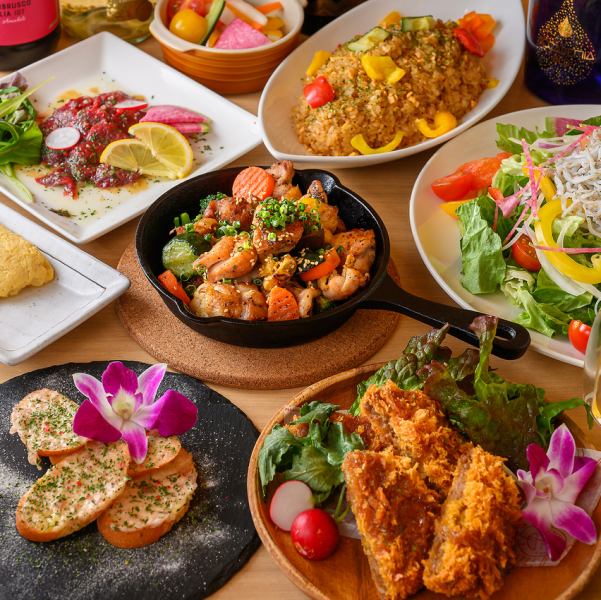 【HP限定】2.5H飲み放題付！大仙地鶏の鉄板焼き鳥と馬のカルパッチョのコース全9品5000円→4000円