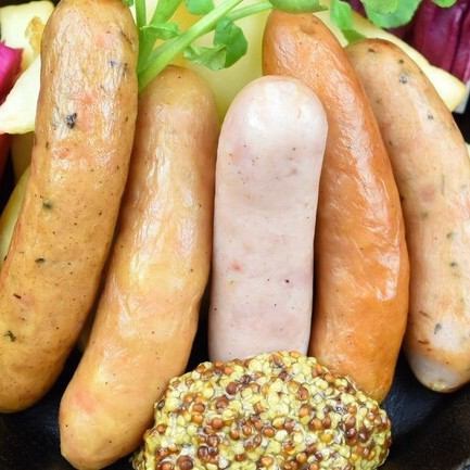 Assortment of 5 recommended sausages