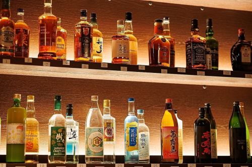 40種類から選べる飲み放題のお酒