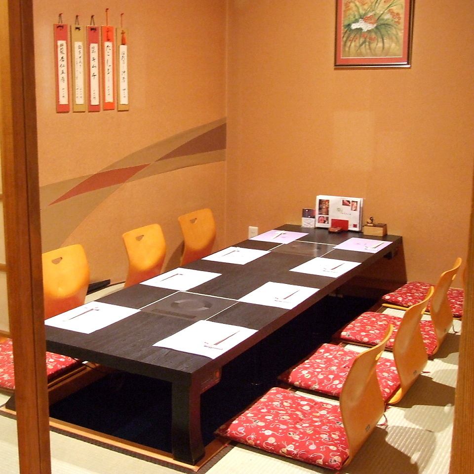 4名様～個室利用可能。感染症対策を徹底しているので安心安全！