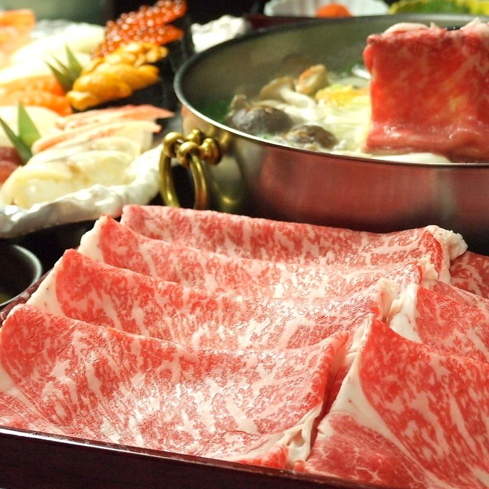 牛しゃぶしゃぶ・すき焼が食べ放題で4600→3850円！