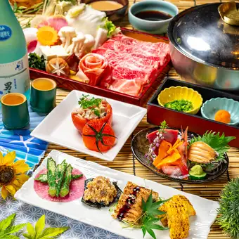 ７月・８月のおすすめ！【夏御膳】　7000円→6500円より　（2日前までのご予約）