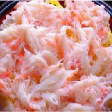 Enjoy Hokkaido Crab-covered bowl in the North Sea