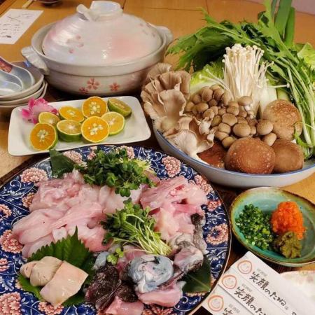 Monkfish hotpot 90 minutes all-you-can-drink banquet course