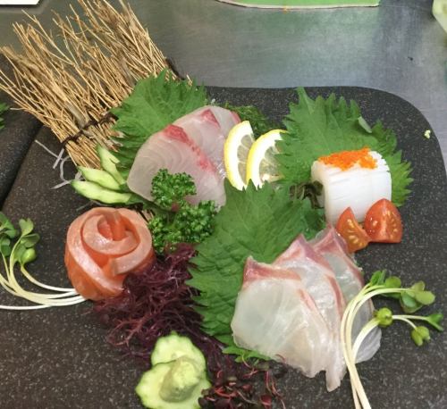 Today's fresh fish platter 1000 yen