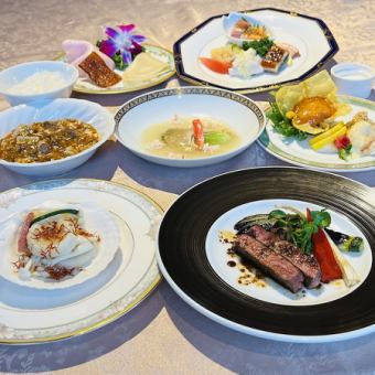 From March 1st, Kouka's recommended course (cooking only) is 11,000 yen per person. Individual portions are available for 2 or more people.