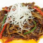味噌炒牛肉丝/青椒炒牛肉丝