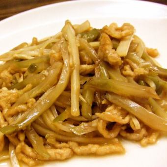 Stir-fried Shredded Pork and Zhao Cai / Hoikoro