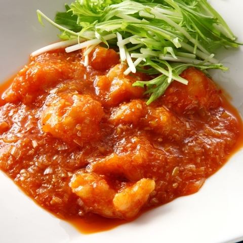 Boiled Big Shrimp with Chili Sauce / Stir-fried Big Shrimp with Sweet and Spicy Nuts / Big Shrimp with Special Mayonnaise