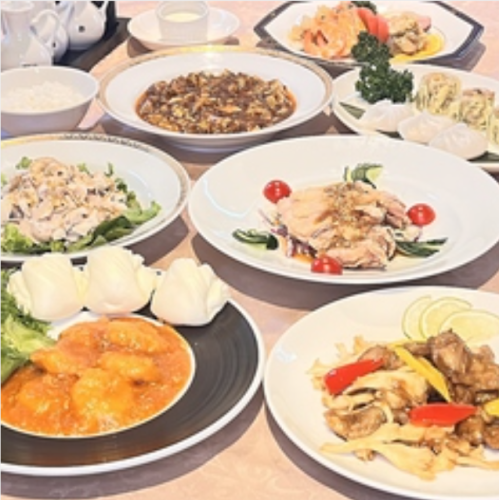 [Year-end party] Private room Chinese banquet plan with 3 hours of all-you-can-drink (tax included) 9,000 yen (table size for 3 people or more)