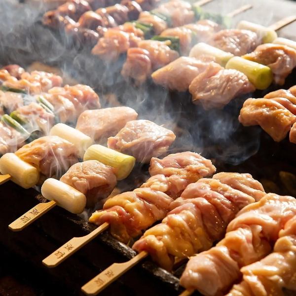 [Skewered Yakitori] Available at a low price starting from 218 yen for 2 pieces ♪ Yakitori finished with special sauce is exceptional ◎