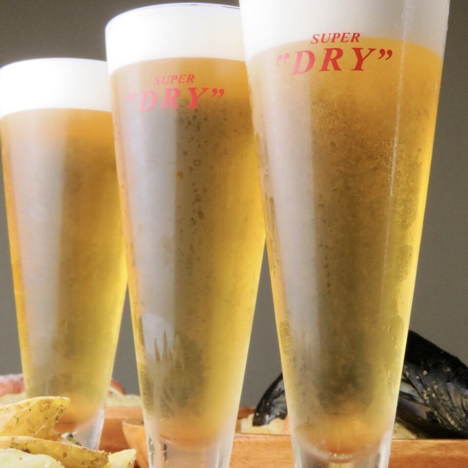 こだわりの生ビールを提供致します！！！