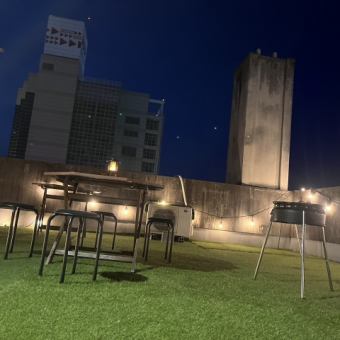 [Rooftop Rental] Special BBQ limited to one group per day ♪ [Rooftop Beer Garden BBQ Plan with 120 minutes of all-you-can-drink]