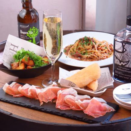【金~日曜日/祝日・祝前日用】2時間飲放付☆コスパ抜群◎プチマルココース!