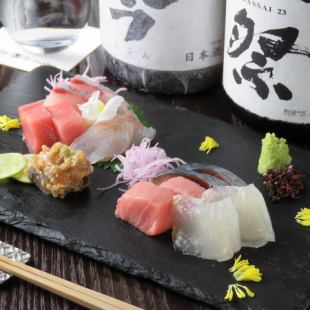 Assorted sashimi 3 types
