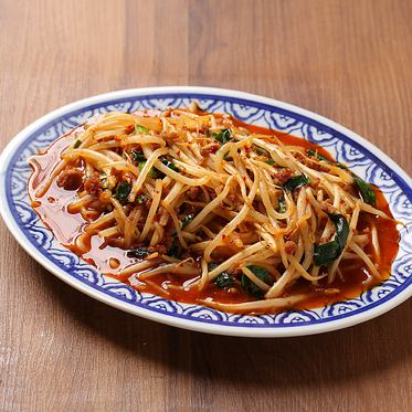 坦々もやし炒め