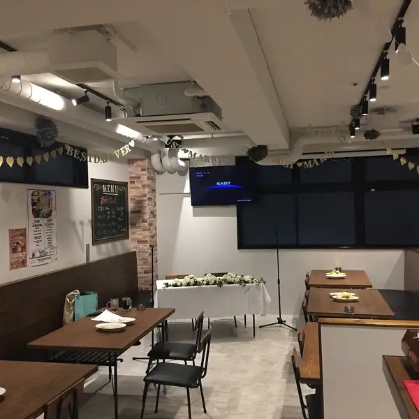 【貸切パーティー承っています】結婚式の2次会 新郎新婦2名無料(指定人数以上で)クーポンあり♪貸切90名様までご対応可能!マイクやスピーカー、モニターのご用意もあります!ぜひ貸切は当店へ♪