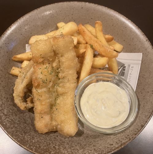 穴子のフィッシュ＆チップス