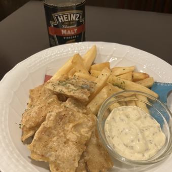 太刀魚のフィッシュ＆チップス
