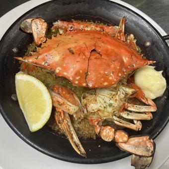 渡り蟹とズワイガニのパエリア