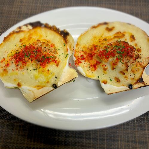 北海道産帆立のチーズグラタン
