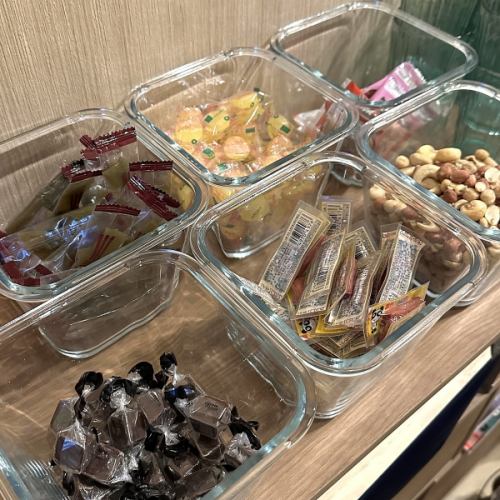 食べ放題スナック各種